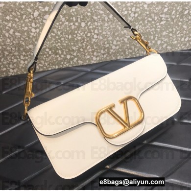Valentino VLogo Signature Loco Shoulder Bag White 2022
