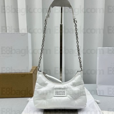 Maison Margiela Glam Slam hobo micro bag White