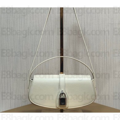 Celine CLUTCH ON STRAP TABOU Bag in Smooth calfskin White