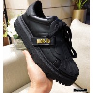 Dior Rubber and Calfskin Dior-ID Sneakers Black 2021