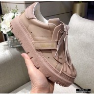 Dior Rubber and Calfskin Dior-ID Sneakers Nude 2021