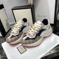 gucci Women's GG Rhyton sneakers 620185 pink 2020