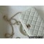 Chanel Caviar Leather Small Vanity Case with Chain Bag AS3168 White 2022