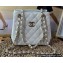 Chanel Caviar Leather Mini Shopping Tote Bag AS3176 White 2022