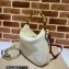 Gucci leather Diana medium shoulder bag 746124 White 2023