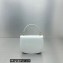 Celine Mini besace triomphe Bag in SHINY CALFSKIN White