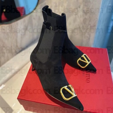 Valentino Sheep tendon boots in black  Vs030