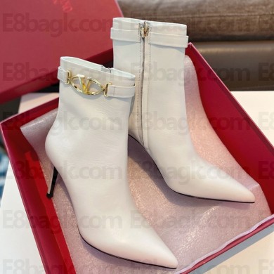 Valentino Calfskin boots in white   Vs014