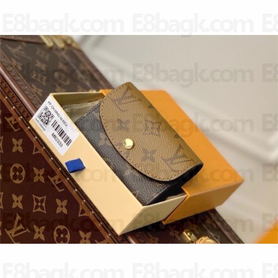 Louis Vuitton Monogram REVERSE canvas Rosalie Coin Purse m82333 2024