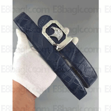 Stefano Ricco Polygon Luxurious Goshawk Head Self-adustable Buckle for Men(99-722114)