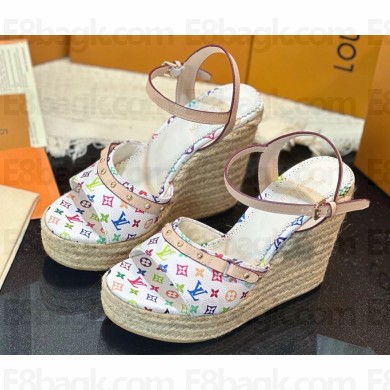 louis vuitton 1AGYX0 LV x TM Helios Wedge Sandal Multicolored Monogram coated canvas 2025