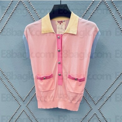 Chanel multicolor knitted t-shirt 2025