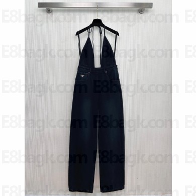 Prada Black denim jumpsuit GFZ014 2025