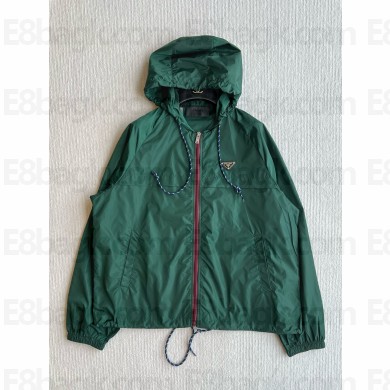 Prada green Re-Nylon blouson jacket SGC864 2025