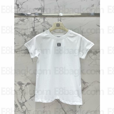 LOEWE white Small fit t-shirt in cotton blend 2025
