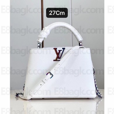 louis vuitton Capucines BB handbag WHITE M22054 2023