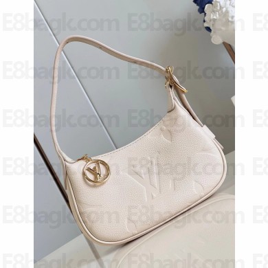 louis vuitton Monogram Empreinte mini moon bag M82519 CREAM 2023
