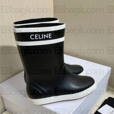 Celine Waterproof rain boots in Black   Ces007