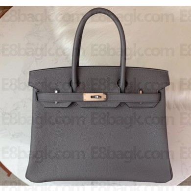 Hermes Birkin 40cm Bag in Original Togo Leather Bag vert gris