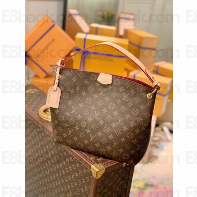 louis vuitton monogram canvas Graceful MM bag M43703 Pivoine 2023