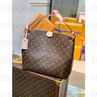 louis vuitton monogram canvas Graceful MM bag M43704 beige 2023