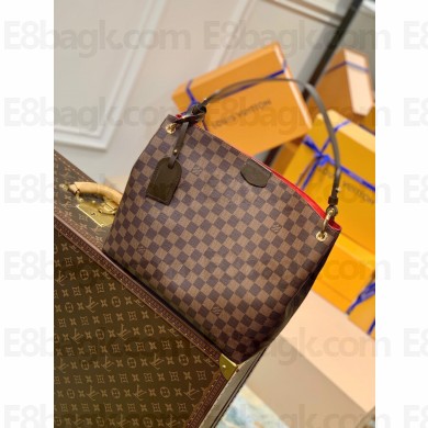 louis vuitton Damier Ebene coated canvas Graceful PM bag N44044 2023