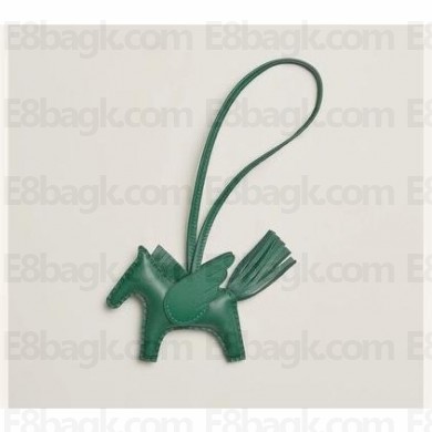 HERMES Rodeo Pegase PM charm VERT MOYEN 2024