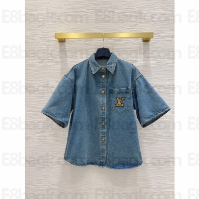 LOUIS VUITTON Boxy Denim Shirt 1AHHRB 2025