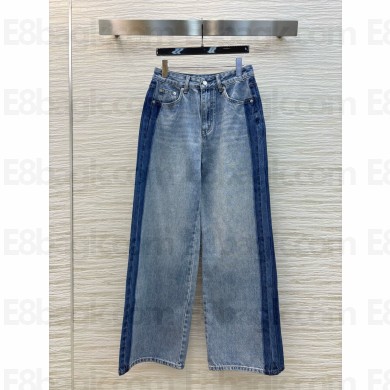 PRADA MID BLUE High-waisted denim jeans 2025