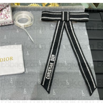 Christian Dior Embroidered Dior Twist Black and White Embroidery 2025