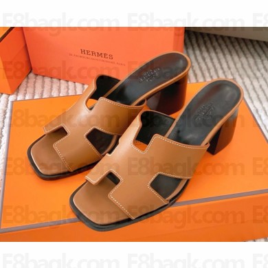 HERMES Helia 60 sandal in goatskin naturel 2025