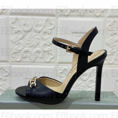 TOM FORD Whitney calf leather sandals black heel 10.5cm 2025