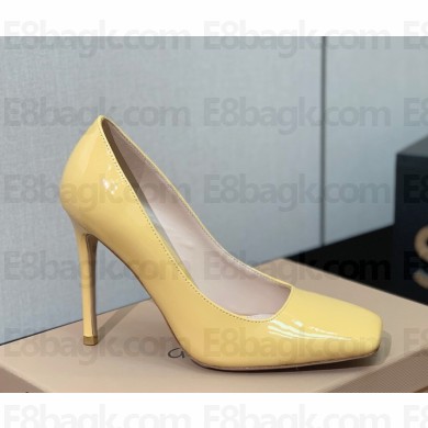 Gianvito Rossi Heel 10.5cm Pumps patent leather yellow 2025
