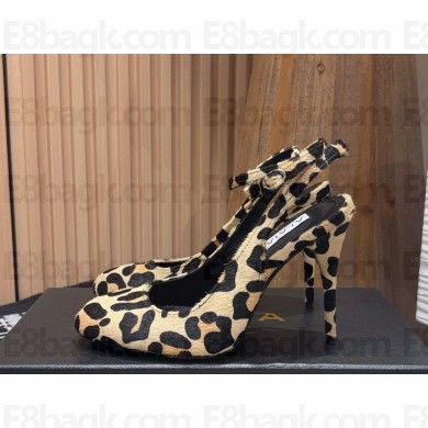 Alaïa Décolleté 105 suede horsehair pumps leopard 2025