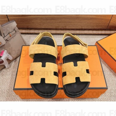 Hermes women/men Genius sandal in suede goatskin 05 2024