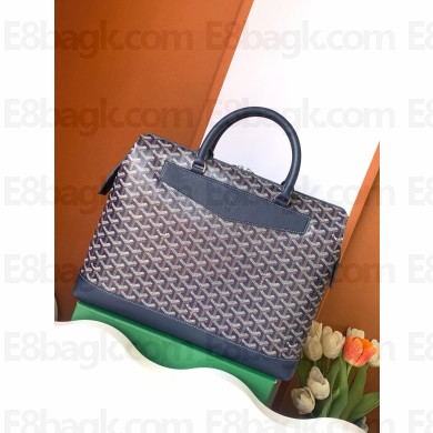 GOYARD CISALPIN document case dark blue 2024