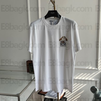 Loewe Heen Anagram T-shirt in cotton WHITE 2023