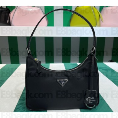 Prada Re-Edition 2005 Re-Nylon mini bag 1NE204 Black 2023