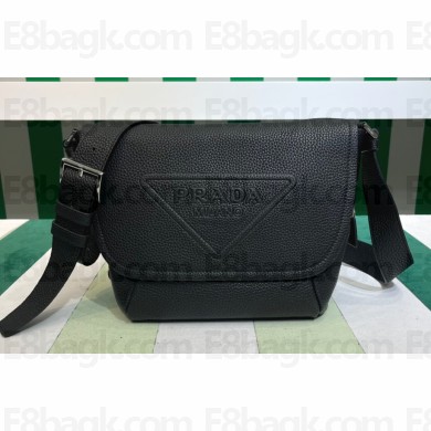 Prada Leather bag with shoulder strap 2VD056 Black 2023