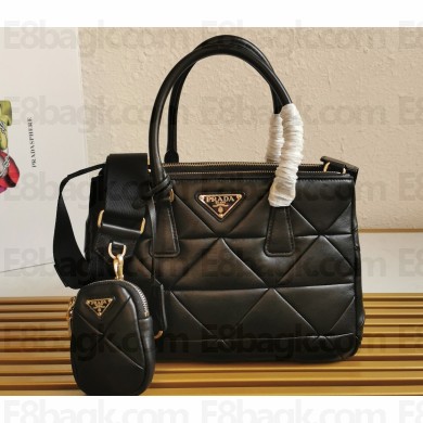 Prada Galleria Spectrum Leather Bag 1BA863 Black 2023