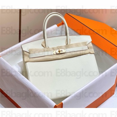 Hermes Birkin 35 Bag white In togo Leather With gold hardware 2025