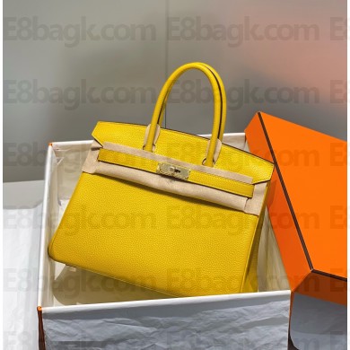 Hermes Birkin 35 Bag JAUNE AMBRE  In togo Leather With gold hardware 2025
