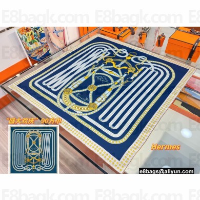 Hermes Scarf 90x90cm Top Quality 54 2023