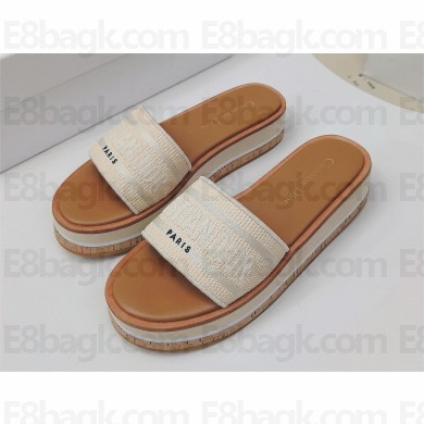 DIOR Dioriviera Dway Platform Slide BEIGE 2024