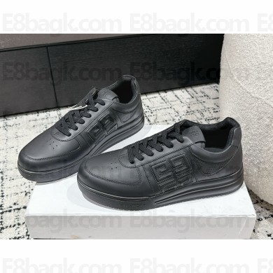 Givenchy men's G4  sneakers in leather black 2024