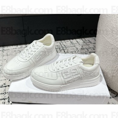 Givenchy men's G4 Logo calfskin Sneaker White 2024