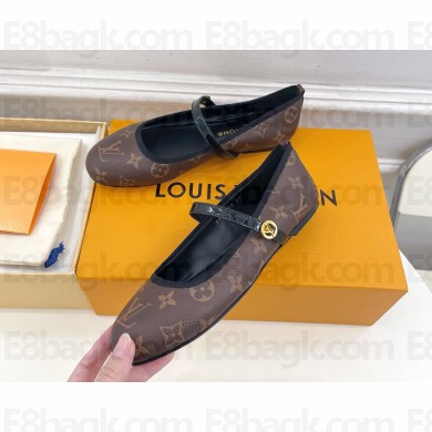 louis vuitton  Romy Flat Ballerina Lambskin Monogram brown 2024