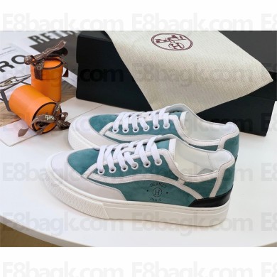 Hermes Get sneaker bleu clair / blanc 2023
