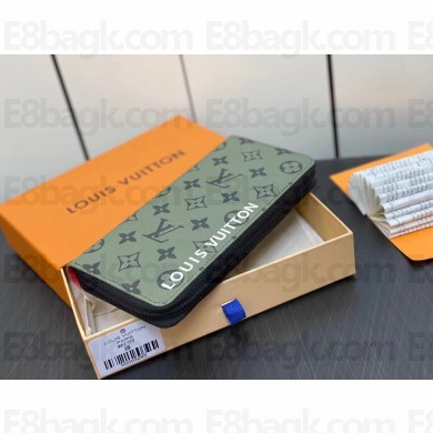louis vuitton Zippy Vertical Wallet M82799 green 2023