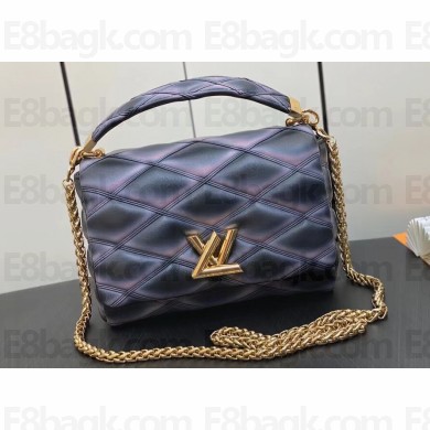 Louis Vuitton Lamb leather GO-14 MM Bag M23569 Black/Pink 2023
